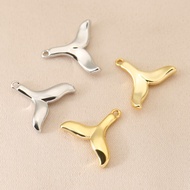 Pendant 18k Gold Fishtail diy Accessories