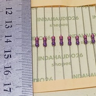 UNGU PURPLE 33K 1/4W 1% COPPER LEGS resistor 33 k 1/4 watt 33 kilo ohm 1/4 w 1/4watt 1 percent 33k 1