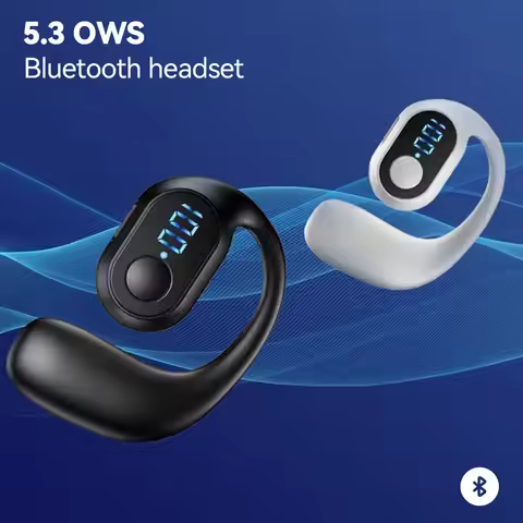 TWS W8 Bluetooth Earphone Wireless Single Ear Hanging Ear Type Non In Ear Business Sports OWS HD Gam