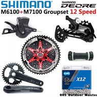 CWV7 005★FAST DELIVERY- SHIMANO DEORE M6100 M7100 Groupset 12 Speed Shifter Rear Derailleur SunRace