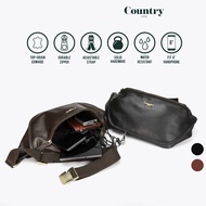 COUNTRY HIDE METRO Top Grain Cowhide Waist Bag Crossbody Pouch CH02-H25055