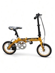 HTG 14吋摺疊單車 Traveller 200 黃色摺車 14吋已充氣 folding bike 座墊未拆膠