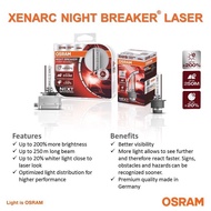 66240XNL Osram Xenarc HID D2S 35W P32D-2 Night Breaker Laser Xenarc (+200%)
