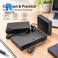DOOUR AA Battery Holder, With Cover With Switch AA Battery Box AA Battery , High Quality With USB Po