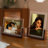 Photo Ornaments 20cm Sense Frame Transparent Double-Sided Creative Commemorative Photo Frame Couple 