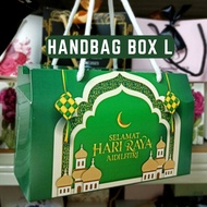 1PCS HANDBAG BOX L/RAYA BOX/KOTAK BALANG KUIH RAYA/RAYA 2023 AIDILFITRI RAMADHAN