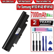 HSABAT 7000mAh Battery for Samsung N150 N148 NP-N148 Series AA-PB2VC3B NP-N150 NT-N148 Series AA-PB2