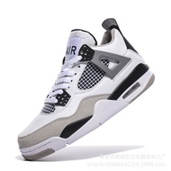 Shoes with labels AJ4White Cement Black Warrior AJ312Sports Men's Shoes Practical Basketball Shoes