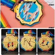 OPTIMISTI Gold Award, Games Souvenir Metal Award Medals, Team Competitions Prizes Sport Competition 