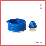 Forest Cloud Matcha Bowl & Chasen Holder Set (Blue) – Limited Edition