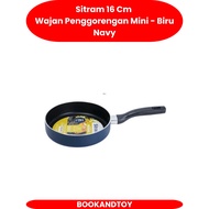 Mini Frypan 16CM NAVY Sitram 16 Cm Mini Frying Pan biru