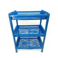EPIC 3-Tier Plastic Shelf 3-Tier Multipurpose Plastic Shelf