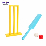 Simhoa Cricket Set for Kids 7-14 Years, 58x8cm Complete Ball Game Set made of PP, for Indoor and Out