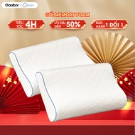 Gaabor x Dofia DF-P002A memory foam sleeping pillow, ergonomic neck and shoulder support, soft cotto