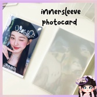 [TS] INNER SLEEVE PHOTOCARD PLASTIC PC PROTECTOR SIZE 6X9 40 OMICRON