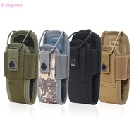 Babyone 1000D Tactical Molle Radio Walkie Talkie Pouch Waist Bag Holder Pocket Portable Interphone Holster Carry Bag For Hung Camping GG