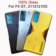 100% A+++ For Xiaomi Poco F4 GT Glass Battery Cover Back Rear Door Housing Mi F4GT 21121210G Battery