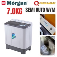 Morgan Semi Auto Washing Machine 7kg / 10kg / 12kg Mesin Basuh MWM-1370SA