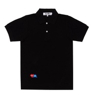 PLAY CDG Men INVADER Polo Shirt Black AZ-T336-051