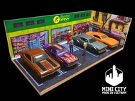 Mô hình bãi đậu xe BHX 1/64