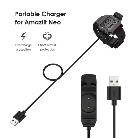 Portable Charger Device Smart Watch Wireless Charging Cable Fast USB Charging Cable for Amazfit Neo 