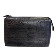 【二手】 Berluti Tercio 手拿包，書法設計，二手包，品牌手拿包，男女通用，黑色