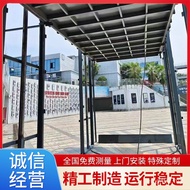 Lift Cargo Ladder Fixed Manufacturer Outdoor Lift Guide Rail Type Cargo Ladder Heavy Warehouse Hydra