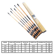 New Design Joran Teleskopik 3/7 Ultra Light 2.1m 2.4m 2.7m 3.6m Udang Galah Telescopic Rod Prawn Pan