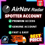 【Spotter Account】Air Nav Radar Premium Access Account | flight information in real-time on a map