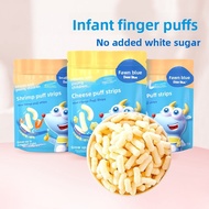 【SG ready stock】Little Deer Blue Bag Puff Balls Cereal Snacks Finger Puff Sticks, Comparable to Gerb