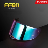 【ReadyStock】LS2 FF811 Visors Full Face Motorcycle Helmet Color Lens Black Silver Visor Original 266T