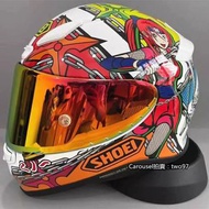 SHOEI Z7忍者美少女安全帽機車頭盔全盔自來也摩托女騎行士全罩賽車跑盔四季通用防摔保護防碰撞通風透氣重機騎乘盔&amp;代購