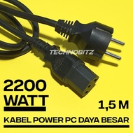 Kabel PC Komputer Tebal 10 Ampere 2200 Watt Untuk Power Supply FSP
