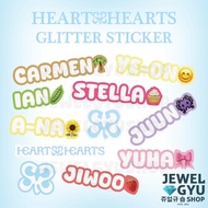 H2H Glitter Sticker / Hearts2hearts KPOP Merch Glitter Sticker Carmen Jiwoo Yuha Juun Stella A-na Ia