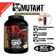 MUTANT Hardcore ISO (Iso Surge) Whey Protein Isolate (5lbs) - Whey Protein, Muscle Building & Susu g