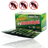 Ttlife 10 ชิ้น/สีเขียวใบแมลงสาบฆ่าเหยื่อผงแมลงสาบนักฆ่าดักป้องกันแมลงสาบผงควบคุม