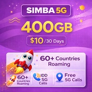 SIMBA (TPG) 400GB Data Plan & $10 Main Wallet Top Up | Mobile Recharge