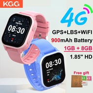 1GB+8GB Kids Smart Watch 4G GPS Video Call SOS IP67 Waterproof Child Smartwatch Camera Monitor Tracker Location Phone Watch