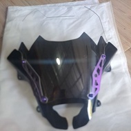Honda PCX160 titanium windshield bracket