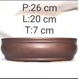 Oval Ceramic bonsai pot