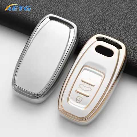 New Fashion Soft TPU Car Key Case Cover Shell For Audi A1 A3 A4 A5 A6 A7 A8 Q3 Q5 Q7 S4 S5 S6 S7 S8 