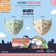 ICONIC MEDICARE [4PLY KID] QUBY CAMPING MEDICAL FACE MASK (30PCS)