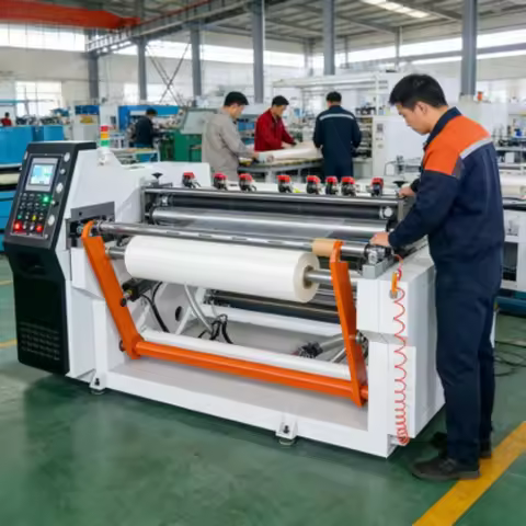 Multi-functional Slitter Rewinder Machine for Paper Film Foil Non-woven Fabric PVC Adhesive Tape Ind