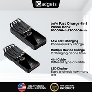 66W 4in1 Power Bank 10000Mah/20000Mah LED Display