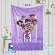 BTS tinytan - TINYTAN BTS - BTS tinytan character blanket - BTS tinytan all member blanket