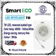 SMARTECO LED Spotlight 7W Yellow,White (4000K)