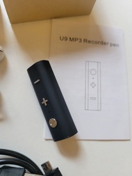 U9 MP3 錄音筆連耳機充電線