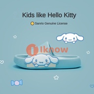 Tôi biết Sanrio kuromi mùa hè nhà tắm chống trượt đế mềm chống trượt Dép lê nữ tai lớn con chó Meo M
