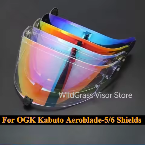 for OGK Kabuto Aeroblade-5/6 Shields Replacement Windshield F-17 Lens Capacete De Moto Accessories F