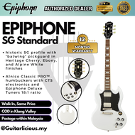 Epiphone SG Standard Double Closed Humbucker Electric Guitar - Alpine White (EISSB)